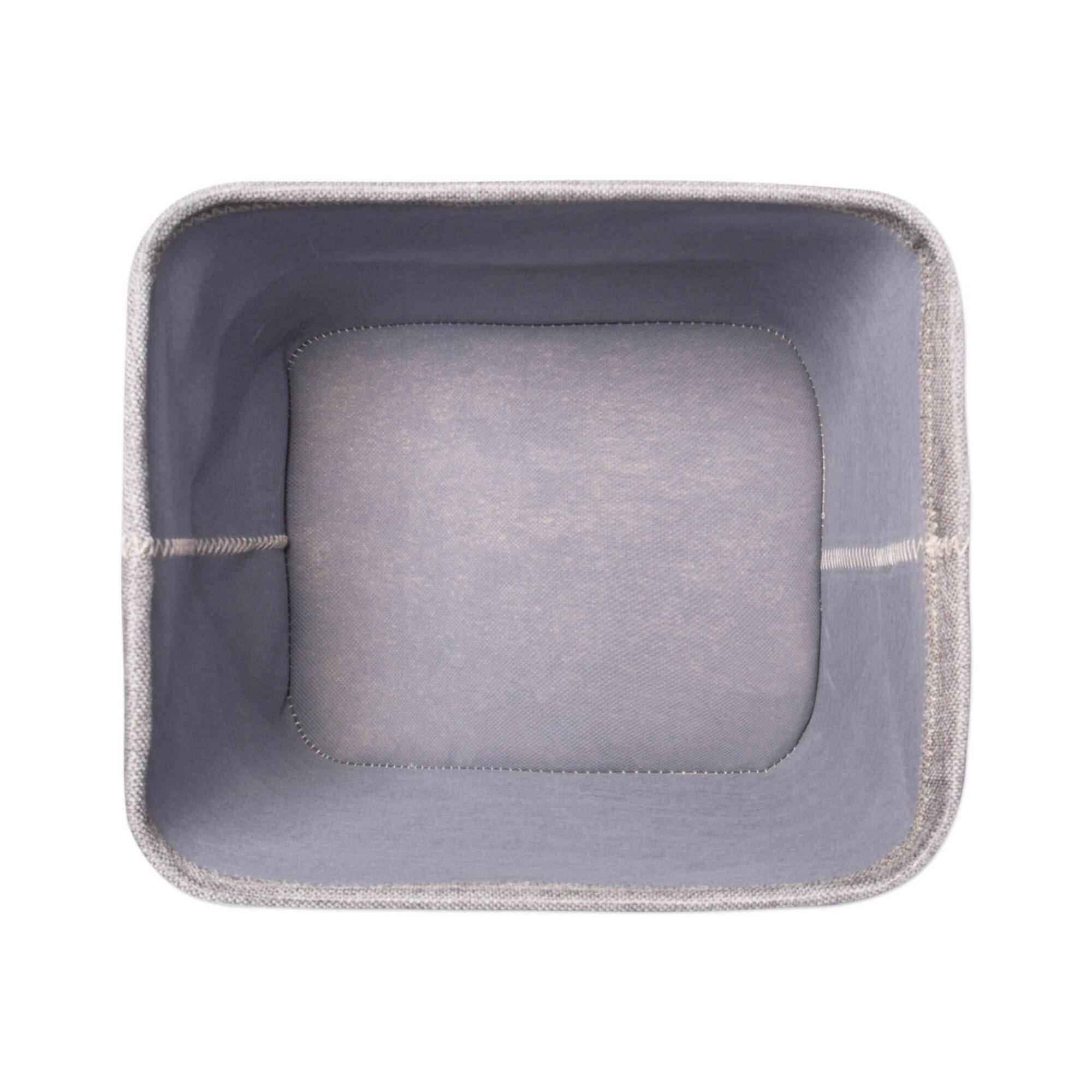 DII® Gray Poly Bin Zig-Zag Stitch Variegated Trapezoid Set